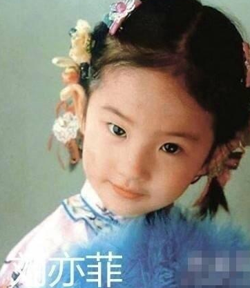 盘点明星童年照,刘亦菲范冰冰美美哒,李宇春当年也是个小公主